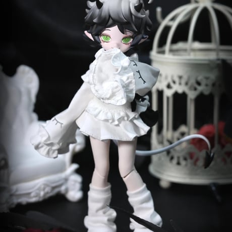 【現品販売】<数量限定>CHUZTING「Cooze：悪魔角」1/8スケール BJD単品ドール「色欲：色違いVer.」/「怠惰：色違いVer.」【フルセット】