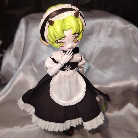 【現品販売】CHUZTING「Cooze：悪魔角」小型ドール向け ドール用の服「メイド」セット