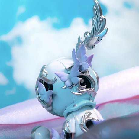 【予約販売：2025年2月中 お届け予定】Sank Good Night Series：Butterfly-Purple「幻蝶：オーロラ(白/紫)」 【コレクションフィギュア】