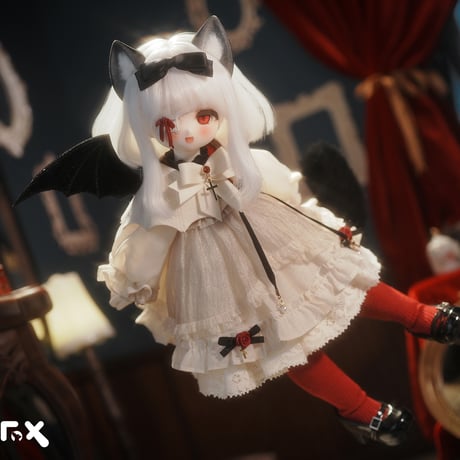 【予約販売：2025年08月以後 お届け予定】＜当店限定特典付け＞TinyFox 夕暮れ子猫 カサンドラ 1/6スケールMJDドール <新ボディ採用>【フルセット】