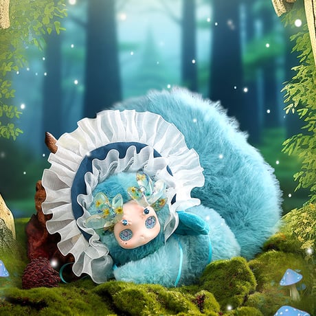 【現品販売】ODI STUDIO Gululu(グルル) 「花咲く鹿」 ぬいぐるみ シリーズ