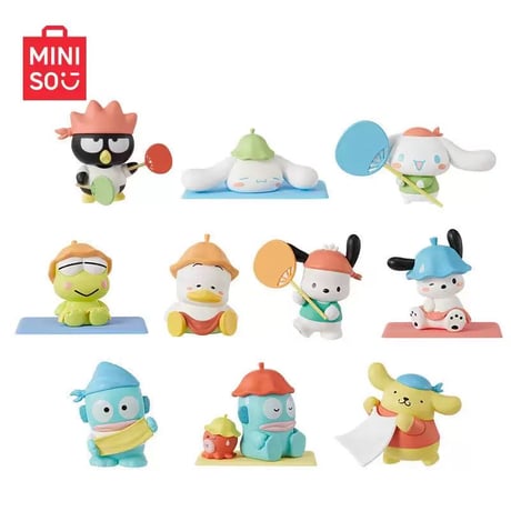 【予約販売：12月下旬～1月中旬 お届け予定】MINISO x サンリオ(SANRIO)「サンリオキャラクターズ：サウナに行こう」シリーズ