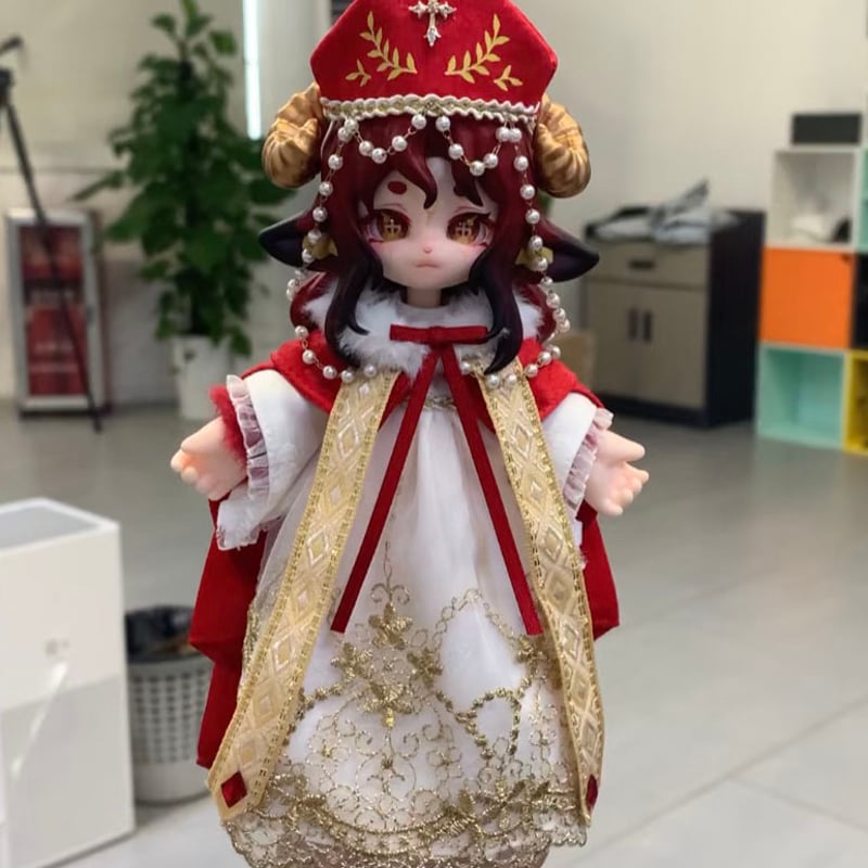 ルナに捧ぐ for moon 新月十字bjd ドール　ブラインドドール色違う赤 ルナに捧ぐ for moon 新月十字bjd ドール ブラインドドール色違う赤