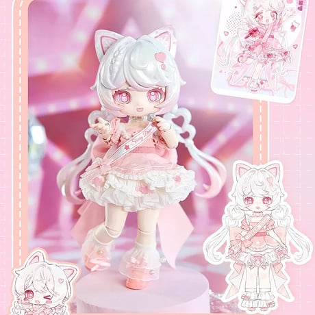 【予約販売：2026年8月～9月頃 お届け予定】<通常受付>絮夢町 「星夢スウィートハート社」1/12スケールBJDブラインドドールシリーズ