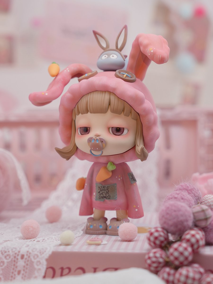 卓兔Studio「シンシン」初代：うさぎちゃん（ブルー）　ビックフィギュア 卓兔Studio「シンシン」初代：うさぎちゃん（ブルー） ビック