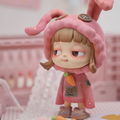 【予約販売：2月中旬～3月中旬 お届け予定】卓兔Studio「シンシン」初代：うさぎちゃん（ピンク）　ビックフィギュア【コレクションフィギュア】