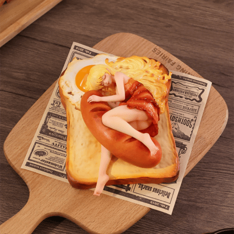 【予約販売：11月 お届け予定】WeArtDoing Sleeping Beauty-Morning Fairies-Sausage&Egg「朝食の妖精： ベーコンエッグトースト」