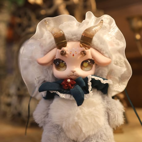 【現品販売】ODI STUDIO FECOCO(フココ)「ヴィクトリアン・ラム」 ぬいぐるみ シリーズ