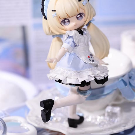 【現品販売】MOOWOOART「シュガー100％：アリス／リトルナース／ミントベリー」数量限定単品ドール頭パーツ＆服セット【ボディ追加可能】