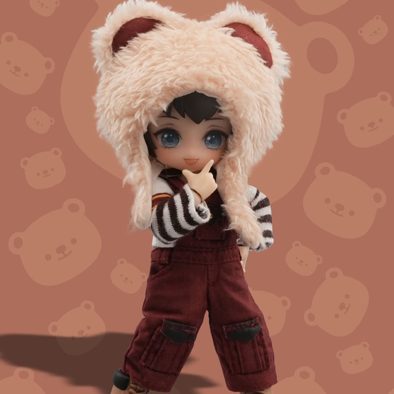 現品販売】<先着特典付け>KEMO XII CJD ノンスケール ドール 熊吉(くま