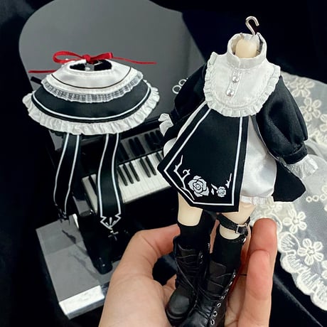 【予約販売：7月 お届け予定】<期間限定：送料無料>次元界TOY(CYTOYS) 「Nyssa(ニサ)：バラ聖域」1/12スケールドール用の服 5点セント【相関アクセサリー】