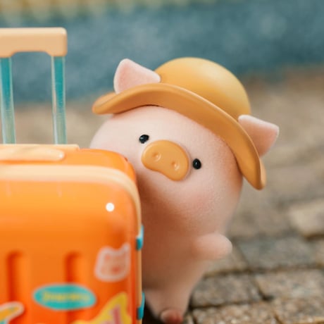 【予約販売：6月下旬～7月中旬  お届け予定】52TOYS TOYZEROPLUS × CICI’S STORY 子豚LULU 「Travel：一緒に旅行」シリーズ