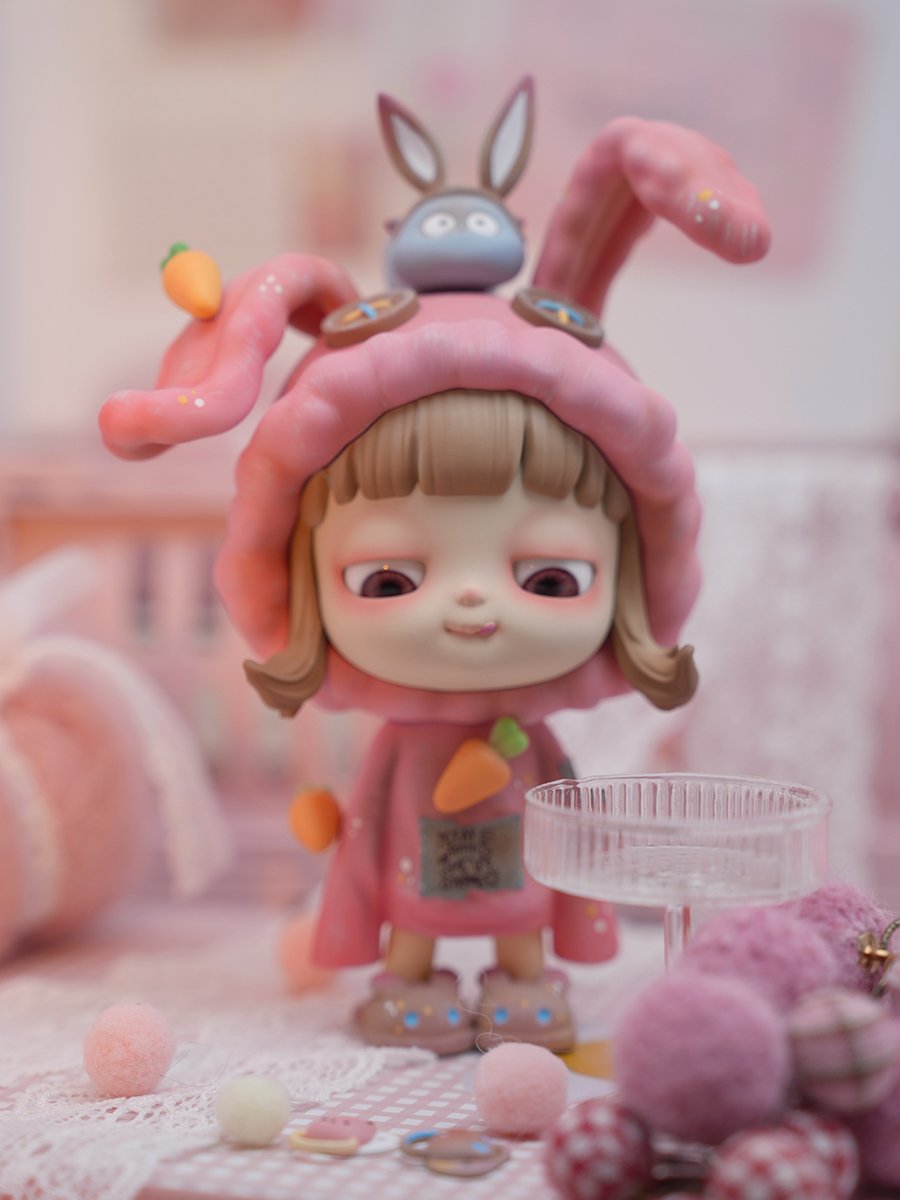卓兔Studio「シンシン」初代:うさぎちゃん(ピンク) ビックフィギュア 予約販売:2月中旬~3月中旬 お届け予定】卓兔Studio「シンシン
