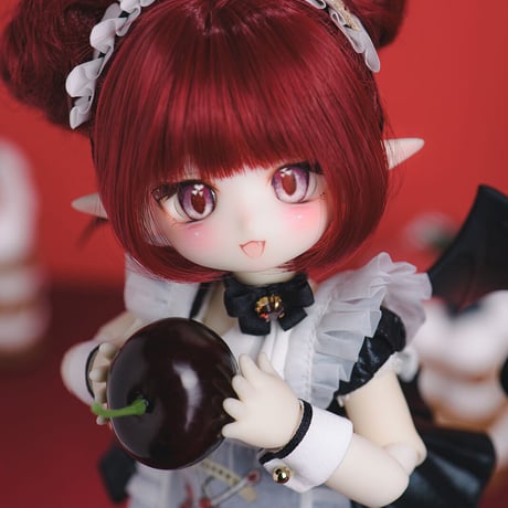 【予約販売：2024年9月中 お届け予定】※当店限定選び特典付き※TinyFox  桜ん坊小悪魔 チェリー 1/6スケールMJDドール  <新ボディ採用>【フルセット】