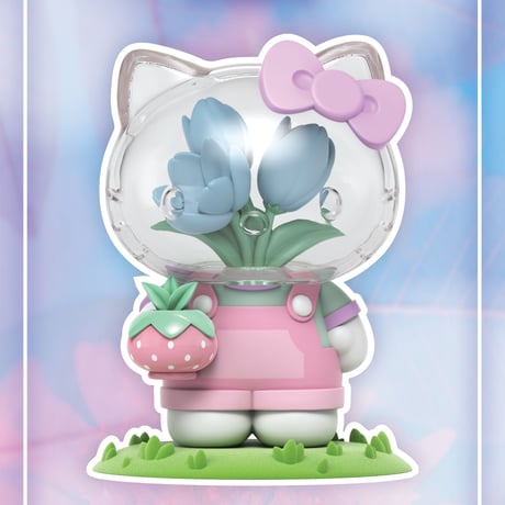 【予約販売：5月前半 お届け予定】MIGHTY JAXX サンリオ(Sanrio)「 Azuma Makoto：ハローキティと花」トレーディングフィギュア シリーズ
