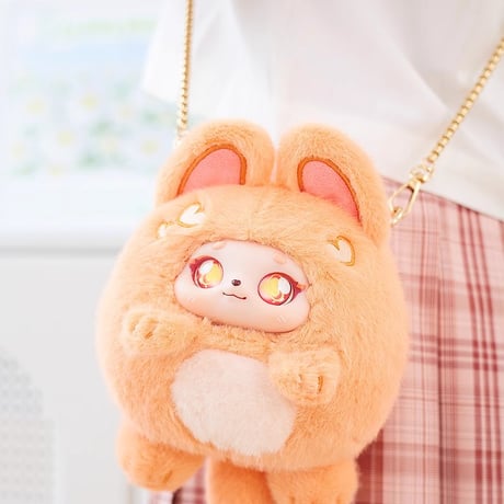 【現品販売】PUFF「バブルカラフル」ボールショルダーバッグ　ぬいぐるみブラインドボックス　シリーズ