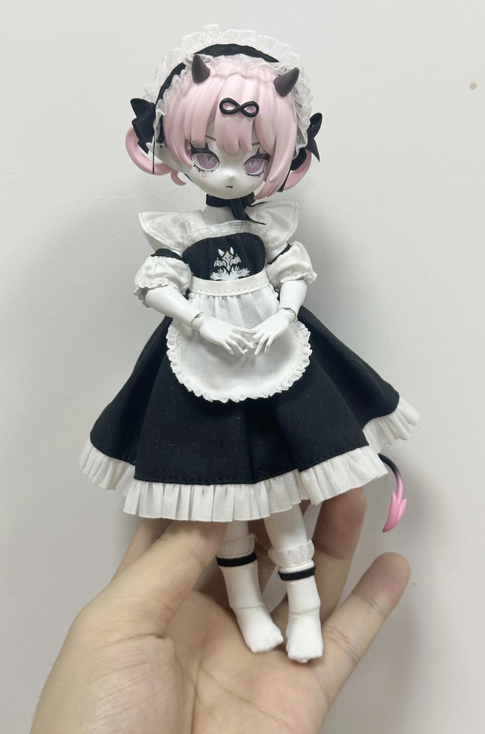 現品販売】CHUZTING「Cooze：悪魔角」小型ドール向け ドール用の服