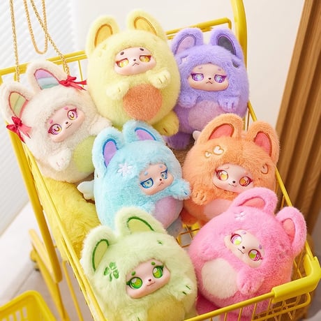 【現品販売】PUFF「バブルカラフル」ボールショルダーバッグ　ぬいぐるみブラインドボックス　シリーズ