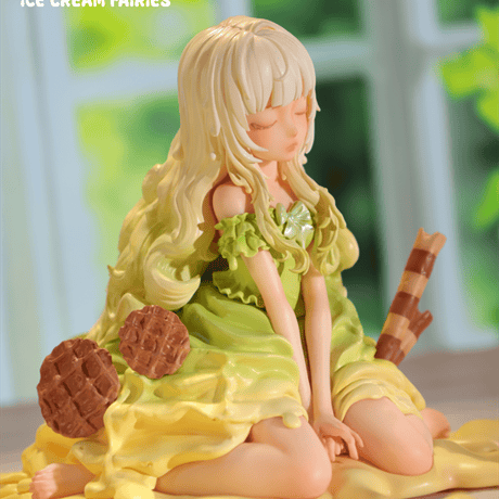【現品販売】WEARTDOING 「アイスクリームの精霊：抹茶」  【コレクションフィギュア】