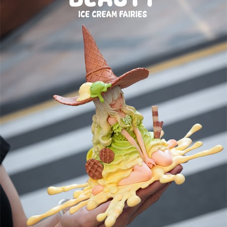 【現品販売】WEARTDOING 「アイスクリームの精霊：抹茶」  【コレクションフィギュア】