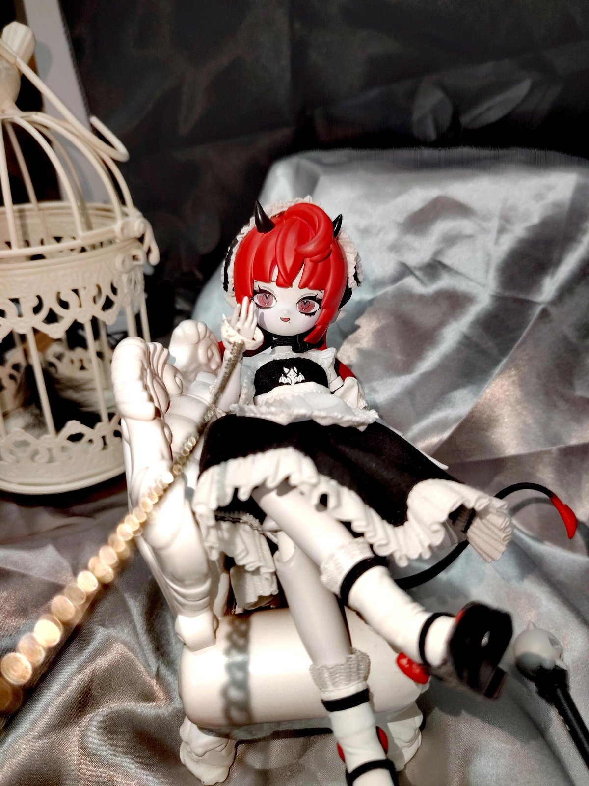 現品販売】CHUZTING「Cooze：悪魔角」小型ドール向け ドール用の服