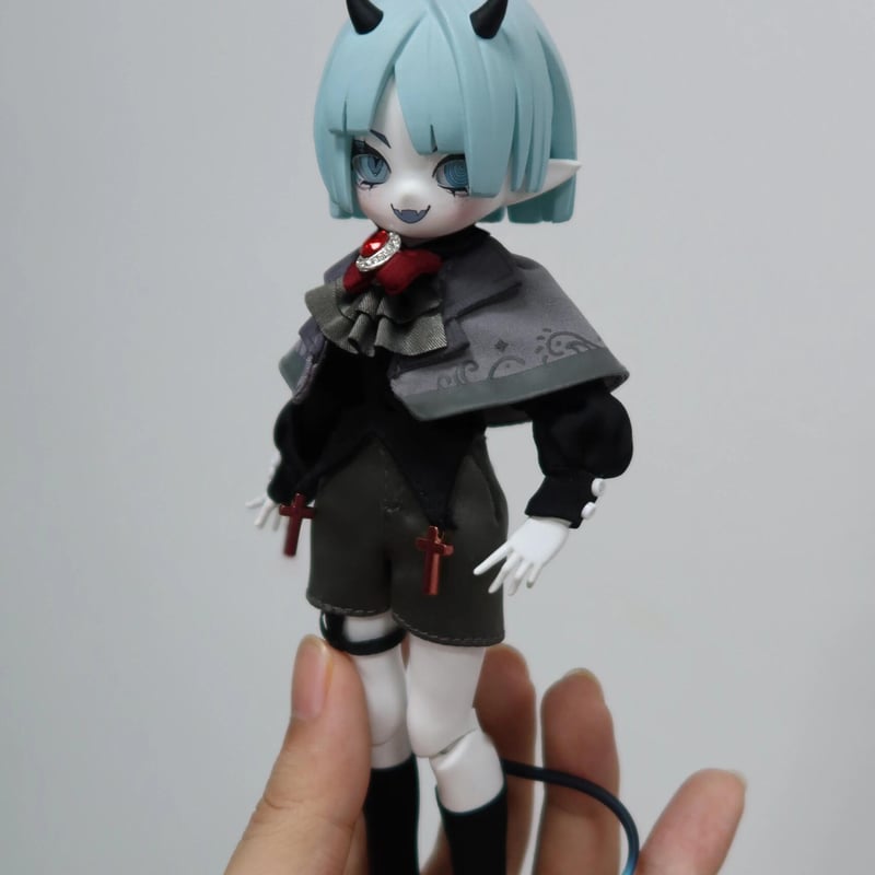 現品販売】CHUZTING「Cooze：悪魔角」小型ドール向け ドール用の服