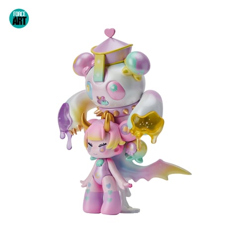 【予約販売：12月中 お届け予定】OFFART X Hojia Desum 「チェリー・ゾンビ：Vinyl(ヴァイナル)」<キャンディー色>【コレクションフィギュア】