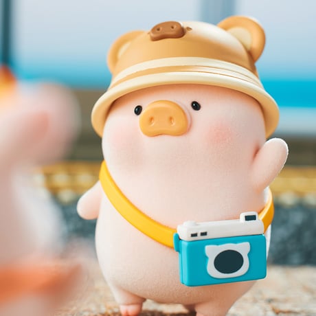 【予約販売：6月下旬～7月中旬  お届け予定】52TOYS TOYZEROPLUS × CICI’S STORY 子豚LULU 「Travel：一緒に旅行」シリーズ