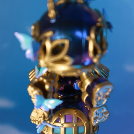 【予約販売：2025年2月中 お届け予定】Sank Good Night Series：Butterfly-Blue「幻蝶：月神(青/金)」 【コレクションフィギュア】