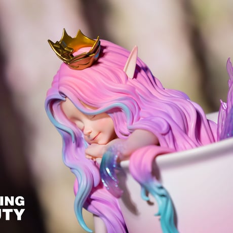 【現品販売】WeArtDoing WF限定 Sleeping Beauty-Coffee Fairies-Berry Slushie「眠れる美女：ベリースムージー」【コレクションフィギュア】
