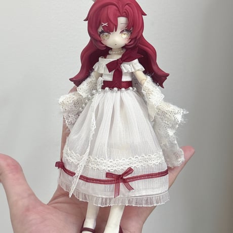 【現品販売】Meki（メキ）「造物の心：ミン 色違い(赤白)Ver. 」数量限定 単品ドール＜フルセット＞