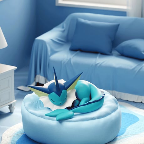 【現品販売】HOLLY BOX x ポケットモンスター「ポケモン：イーブイたちの寝姿」  トレーディングフィギュア シリーズ