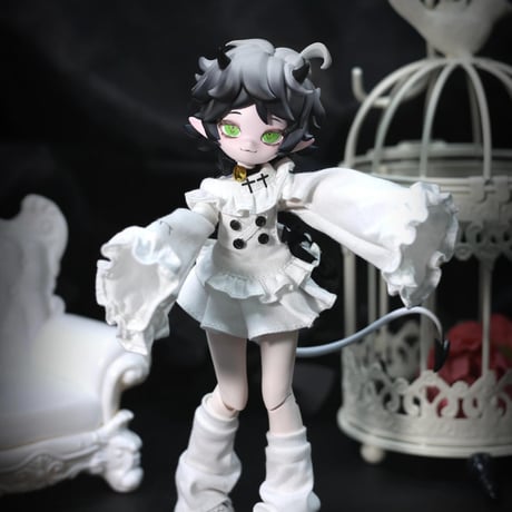 【現品販売】<数量限定>CHUZTING「Cooze：悪魔角」1/8スケール BJD単品ドール「色欲：色違いVer.」/「怠惰：色違いVer.」【フルセット】