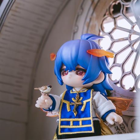 【現品販売】天堂制造Studio「KUKAKA(クカカ)：祈る者と審判者」1/12スケール BJD 球体関節可動ドール 「審判者 キン」単品ドール