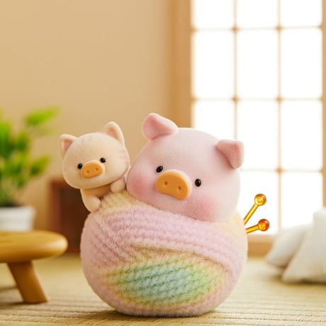 【予約販売：7月下旬～8月中旬 お届け予定】52TOYS TOYZEROPLUS × CICI’S STORY 子豚LULU 「Caturday：猫との暮らし」シリーズ