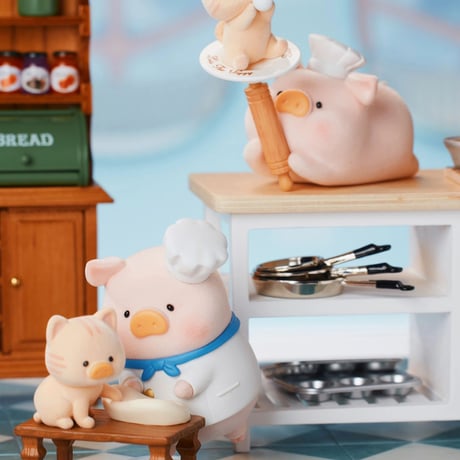 【予約販売：6月下旬～7月中旬  お届け予定】52TOYS TOYZEROPLUS × CICI’S STORY 子豚LULU 「PIGCHELIN RESTAURANT：五つ星レストラン」シリーズ