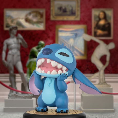【予約販売：5月中 お届け予定】ビースト・キングダム× Disney「スティッチ：美術館」シリーズ