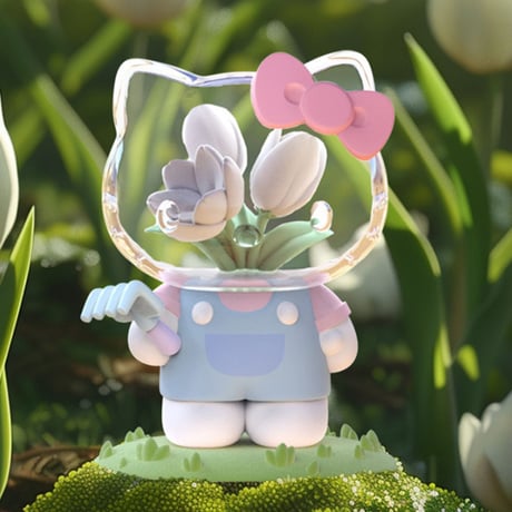【予約販売：5月前半 お届け予定】MIGHTY JAXX サンリオ(Sanrio)「 Azuma Makoto：ハローキティと花」トレーディングフィギュア シリーズ