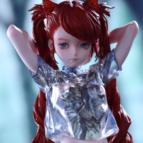 【予約販売：2026年10月 お届け予定】WEARTDOING x イラストレーター FKEY氏 「X-ray FeiFei」  【コレクションフィギュア】