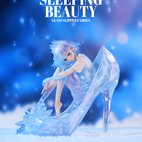 【予約販売：2025年12月 お届け予定】WEARTDOING Sleeping Beauty-Glass Slipper Fairies-White「水晶少女：氷の夢」【コレクションフィギュア】
