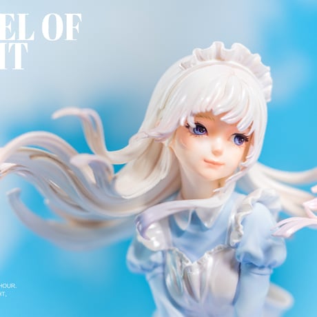 【予約販売：2025年4月中 お届け予定】WeArtDoing Angel of Light-Blue「光の少女：青」 【コレクションフィギュア】