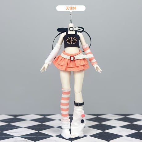 【現品販売】次元界TOY x ドール服キャッチ「Stage Butterfly」小型ドール向け ドール用の服 10点セット