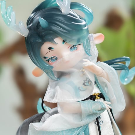 【現品販売】PENNY'S BOX 秋日限定特別仕様「ANTU(アンティーユ)：呦呦鹿鳴 ：丹青」BJD単品ドール フルセット 【アクションフィギュア】