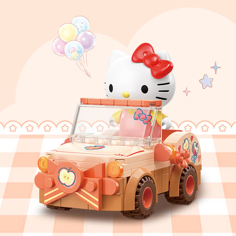 【予約販売：12月下旬～1月中旬 お届け予定】TOPTOY x サンリオ(SANRIO)「サンリオキャラクターズ：ユニークなミニカーブロック」シリーズ