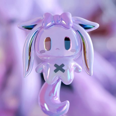 【現品販売】Happy Engine「ルルリン物語：四耳霊 色違いVer.(紫/黒)」数量限定受付単品ドール＜フルセット＞