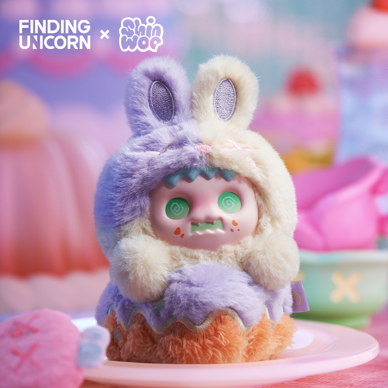 現品販売】FINDING UNICORN x Shinwoo 「忘却デザート屋」ぬいぐるみ