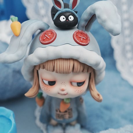 【予約販売：2月中旬～3月中旬 お届け予定】卓兔Studio「シンシン」初代：うさぎちゃん（ブルー）　ビックフィギュア【コレクションフィギュア】