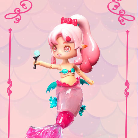 【予約販売：3月中旬～4月中旬 お届け予定】Aiye 1/12スケールのBJDブラインドドール「人魚の島」シリーズ