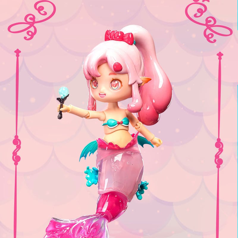 BJDブラインドドール「人魚の島」シリーズ　シークレット　リウリ Aiye 1/12スケールのBJDブラインドドール 人魚の島 - メルカリ