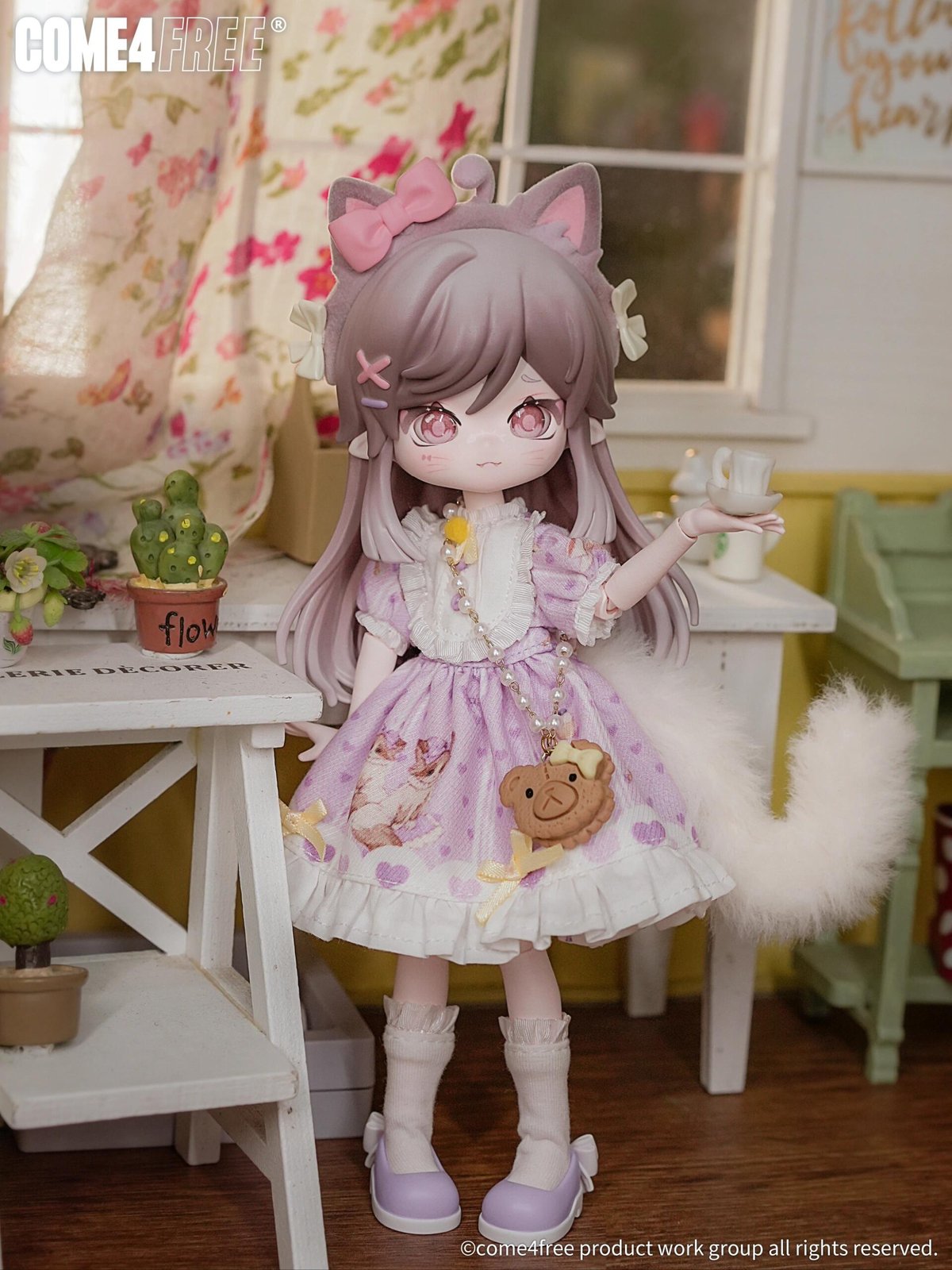 异色COME4FREE x Mintyファンタジーの森 関節可動ドール海外BJD 現品販売】COME4FREE「MINTY(ミンティ)∶ファンタジーの森」BJD